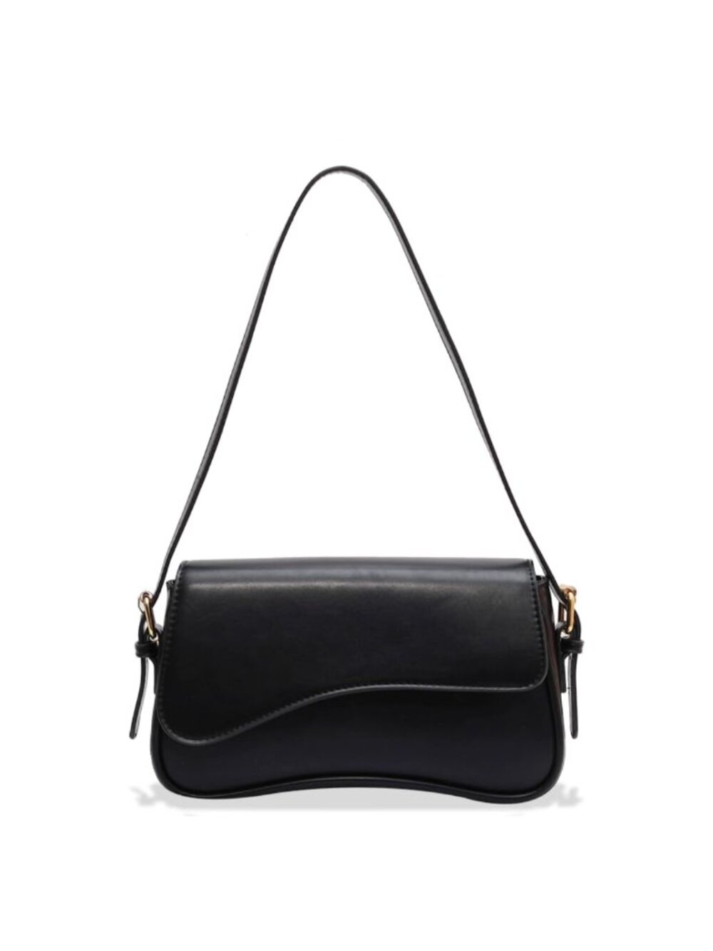 Y2K Shoulder Bag for Women PU Leather Crossbody Clutch Purse Retro Satchel